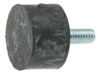 1610ve10-45 FIBET Cylindrical M4 Anti Vibration Mount, Male Buffer Foot with 16.4kg Compression Load