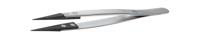 259cfsa ideal-tek 130 mm, Stainless Steel; Plastic Tipped, ESD Tweezers