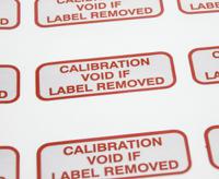 316-4775 RS PRO Adhesive Pre-Printed Red Label-Calibration Void Removed-. Quantity: 140