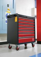 833-5900 RS PRO 7 Drawer Steel Wheeled Tool Chest