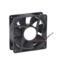 255-7272 RS PRO Axial Fan, 12 V dc, DC Operation, 2.77m³/min, 4.2W, 350mA Max, IP20, 120 x 120 x 38mm