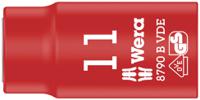 05004955001 Wera 3/8 in Drive 11mm Insulated Standard Socket, 6 point, VDE/1000V, 46 mm Overall Length