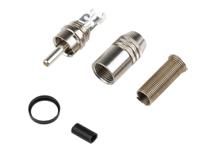 484-9304 RS Pro Cable Mount RCA Plug with Nickel, Silver Plated Contacts, 5A