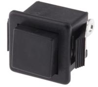 1415nc-black APEM 1400N Series Push Button Switch, Momentary, Panel Mount, SPDT, 250V ac, IP65