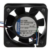 412-f2h-038 ebm-papst 400 F Series Axial Fan, 12 V dc, DC Operation, 9m³/h, 800mW, 40 x 40 x 10mm