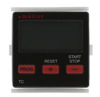 tc-1421 Muller Black Digital Desktop Timer 9 h 59 min 59.99 s