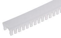 251-10509-g51pe-pe-na HellermannTyton Flexiform Natural PE Grommet Strip 251-10509 G51PE-PE-NA