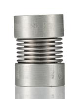 550161414 Huco Bellows Coupling, 16mm Outside Diameter, 3mm Bore, 21mm Length Coupler