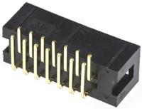 t821114a1r100ceu Amphenol Communications Solutions T821 Series Right Angle Through Hole PCB Header, 14 Contact(s), 2.54 mm Pitch, 2 Row,
