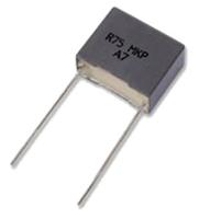 r75pr34704040j KEMET R75 Metallised Polypropylene Film Capacitor, 250 V ac, 630 V dc, ±5%, 470nF, Through Hole