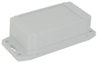 1555f2f42gy Hammond 1555 Series Grey Polycarbonate Enclosure, IP67, Flanged, Grey Lid, 120 x 91 x 62mm