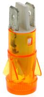 c287000nai Arcolectric (Bulgin) Ltd 2870 Series Orange Neon Panel Mount Indicator, 230V ac, 12.7mm Mounting Hole Size, Solder Tab