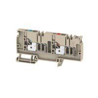 1988260000 Weidmuller  A Series Beige, 6mm², Single-Level, Push In Termination