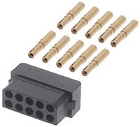 m80-8891005 HARWIN Datamate Connector Kit Containing 10 way DIL Female Shell, Crimps