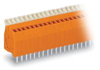 234-504 WAGO 234 Series PCB Terminal Block, 4-Contact, 2.54mm Pitch, Through Hole Mount, 1-Row, Push Button Termination