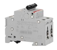 2cds272061r0024-s202-muc-c-2a-10-ka ABB System Pro M Compact S200MUC MCB, 2P, 2A Curve C, 440V AC, 500V DC, 25 kA Breaking Capacity