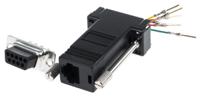818-659 RS PRO D Sub Adapter Male 9 Way D-Sub to Female RJ11