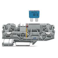 2006-16811000-449 WAGO 2006-1681/1000-449 TOPJOB S Series Grey, 6mm², 1-Level, Push In Termination, Fused, CSA