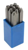 251-772 RS PRO 3mm x 9 Piece Engraving Punch Set, (0 → 9)