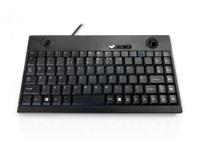 kybac5015-usbblk Ceratech KYBAC5015-USBBLK Wired USB Compact Keyboard, QWERTY (UK), Black