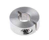046102010 Huco Shaft Collar, One Piece, Clamp Screw, Bore 10mm, OD 24mm, W 9mm, Stainless Steel