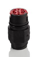 cl1c1201 Souriau Sunbank by Eaton Circular Connector, 9 Contacts, In-Line, Standard Connector, Plug, Male, IP68, Clipper Series