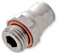 3601-10-13 Legris LF3600 Series Straight Threaded Adaptor, G 1/4 Male to Push In 10 mm, Threaded-to-Tube Connection Style
