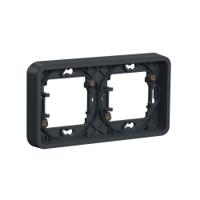 mur34101 Schneider Electric Grey 2 Gang Plug Socket, Indoor, Outdoor Use
