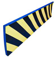 204-1809 RS PRO Black, Yellow Impact Protector 1000mm x 300mm