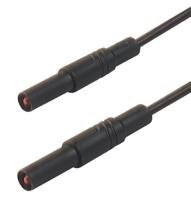 934072100 Hirschmann Test & Measurement, 16A, 1000V ac/dc, Black, 500mm Lead Length