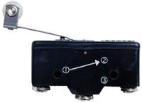 804-6199 RS PRO Spring Lever Micro Switch, Screw Terminal, 15 A @ 250 V ac, SPST