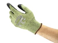 80813060 Ansell ActivArm 80-813 Green Kevlar Work Gloves, Size 6, Neoprene Coating
