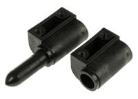 96-50-410-11 Southco Nylon Barrel Hinge with a Lift-off Pin, Screw Fixing, 78mm x 28.5mm x 19mm