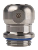 53806726 Lapp SKINTOP Series Metallic Stainless Steel Cable Gland, M25 Thread, 9mm min., 17mm max., IP68, IP69