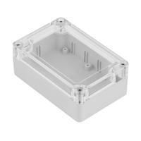 192-0723 RS PRO Grey ABS, Polycarbonate Enclosure, IP68, IK07, Transparent Lid, 105 x 70 x 40mm