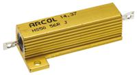 hs50-56r-j Arcol, 56Ω 50W Wire Wound Chassis Mount Resistor HS50 56R J ±5%