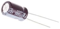upv1v101mgd Nichicon 100μF Aluminium Electrolytic Capacitor 35V dc, Radial, Through Hole - UPV1V101MGD