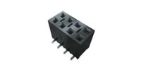ssm-103-l-dv-p-tr Samtec SSM Series Vertical Surface Mount PCB Socket, 6-Contact, 2-Row, 2.54mm Pitch, SMT Termination