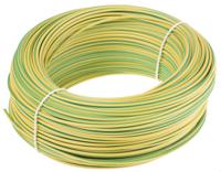 50000 Lapp ÖLFLEX HEAT Series Green/Yellow 1 mm² Hook Up Wire, 17 AWG, 32/0.2 mm, 100m, Silicone Insulation,