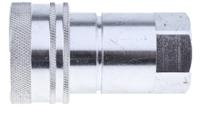 745-4697 RS PRO Steel Female Hydraulic Quick Connect Coupling, BSP 3/4 Female