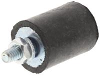 1620ve10-60 FIBET Cylindrical M4 Anti Vibration Mount, Male Buffer Foot with 18kg Compression Load