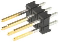 tsw-103-14-l-d Samtec TSW Series Straight Through Hole Pin Header, 6 Contact(s), 2.54 mm Pitch, 2 Row, Unshrouded