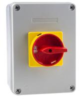 860-9539 RS PRO 3P Pole Panel Mount Isolator Switch - 40A Maximum Current, 18.5kW Power Rating, IP65