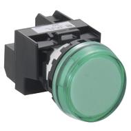 yw1p-1beq4a Idec, YW, Panel Mount Orange LED Pilot Light Complete, 22mm Cutout, IP65, Round, 24V ac/dc