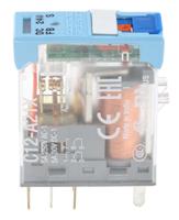 c12a21x24d Releco PCB Mount Power Relay, 24V dc Coil, 5A Switching Current, DPDT