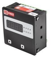 136-5391 RS PRO Digital Ammeter AC, 92mm x 92mm, ±0.5% + 1 Digit