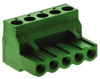796634-5 TE Connectivity Buchanan Series PCB Terminal Block, 5-Contact, 5.08mm Pitch, Cable Mount, 1-Row, Screw Termination