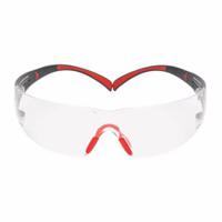 sf401sgaf-red 3M SecureFit™ 400 UV Safety Glasses, Clear PC Lens