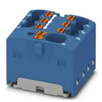 1047479 Phoenix Contact Distribution Block, 7 Way, 2.5mm², 17.5A, 450 V, Blue