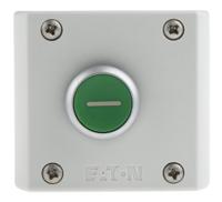 216522-m22-d-g-x1kc11i Eaton Momentary Enclosed Push Button - SPDT, Plastic, 1 Cutouts, Green, I, IP69K